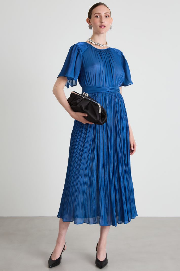 Laminated crepe dress Intrend