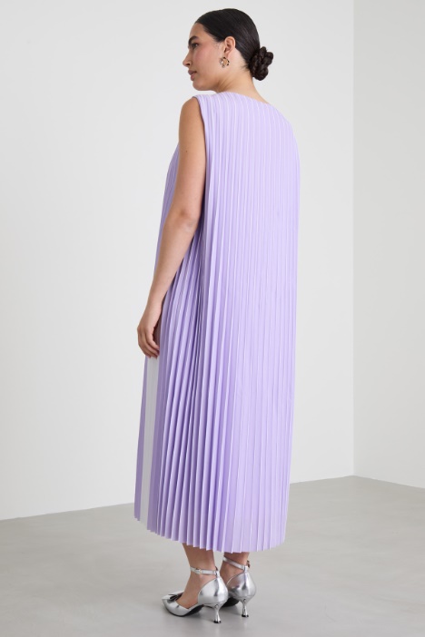 Abito in crépe plissé