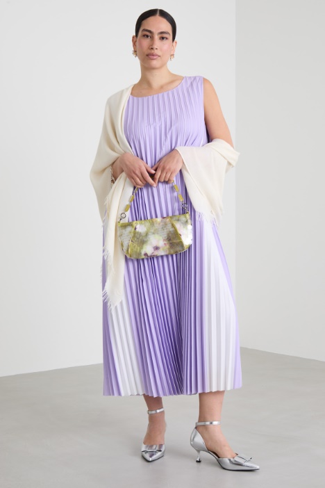 Pleated crepe dress Intrend