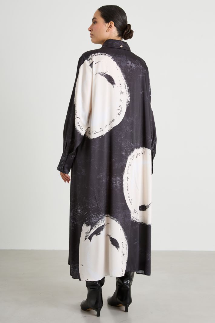 Abito in twill stampato Intrend - 3