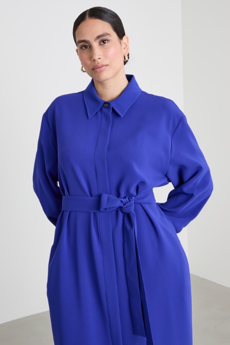 Abito chemisier in cady