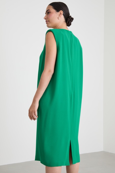 Abito dritto in enver satin