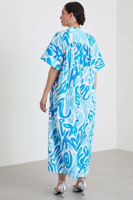 Abito chemisier in popeline