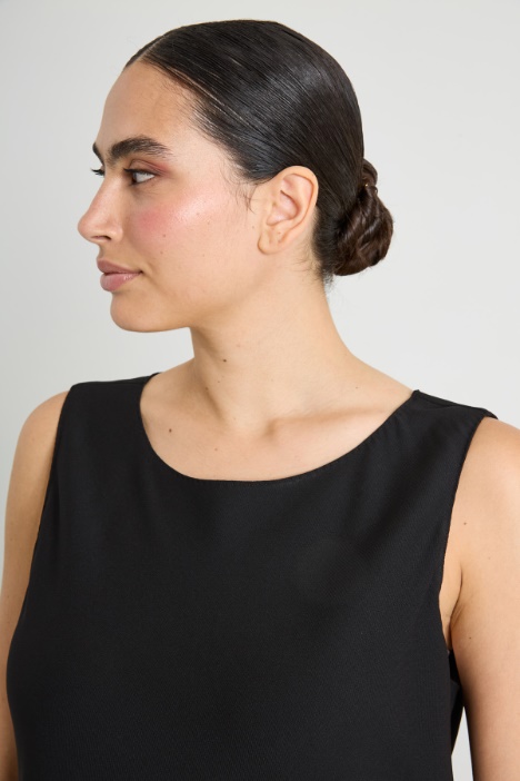 Abito in crépe di lana