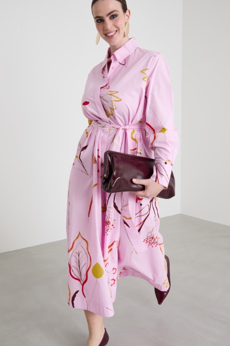 Abito chemisier in popeline