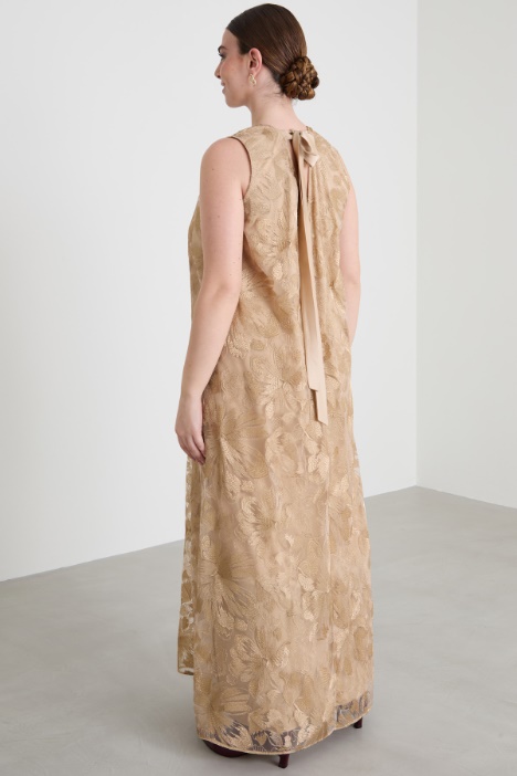 Abito lungo in tulle ricamato Intrend - 2