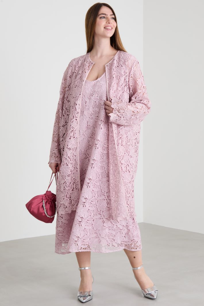 Lurex lace dress Intrend