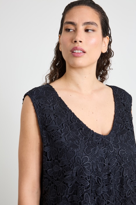 Abito in pizzo lamè