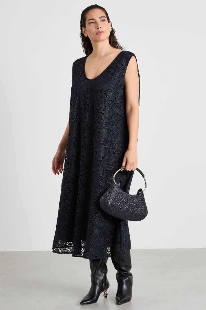 Lurex lace dress Intrend