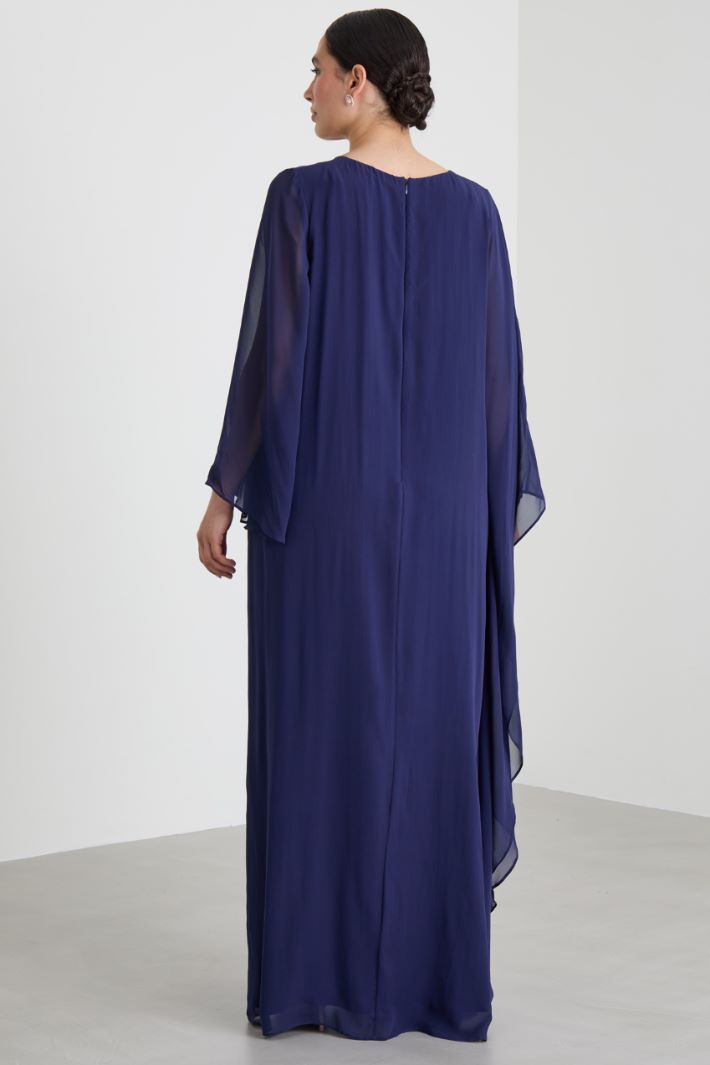 Pure silk kaftan dress Intrend - 3