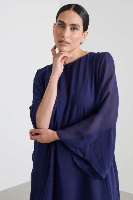 Abito kaftano in pura seta