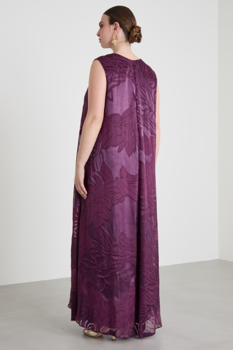 Abito in raso dévoré