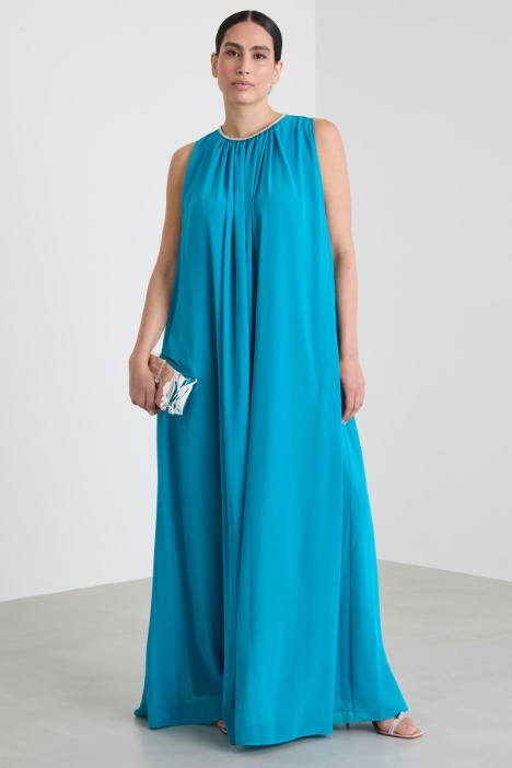 Long crepe dress Intrend