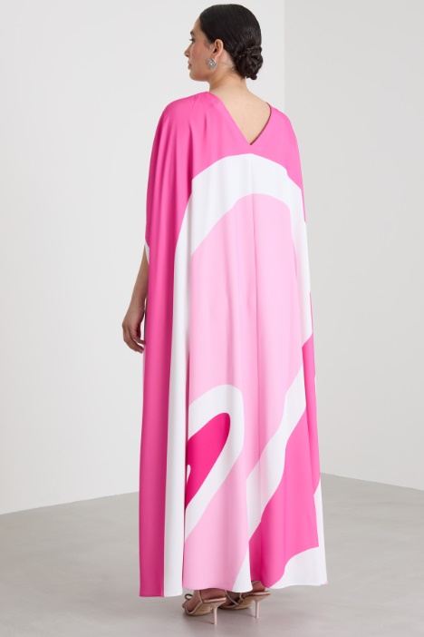 Abito a cappa in cady