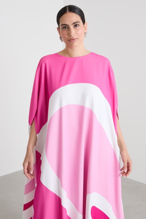 Abito a cappa in cady