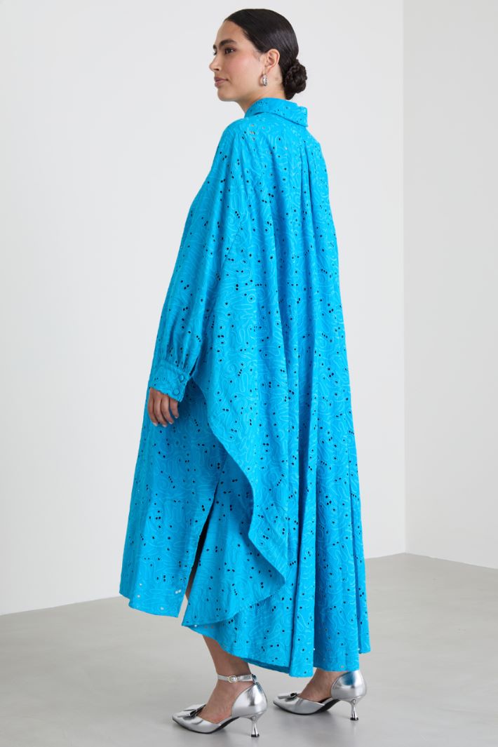 Broderie anglaise poplin dress Intrend - 3