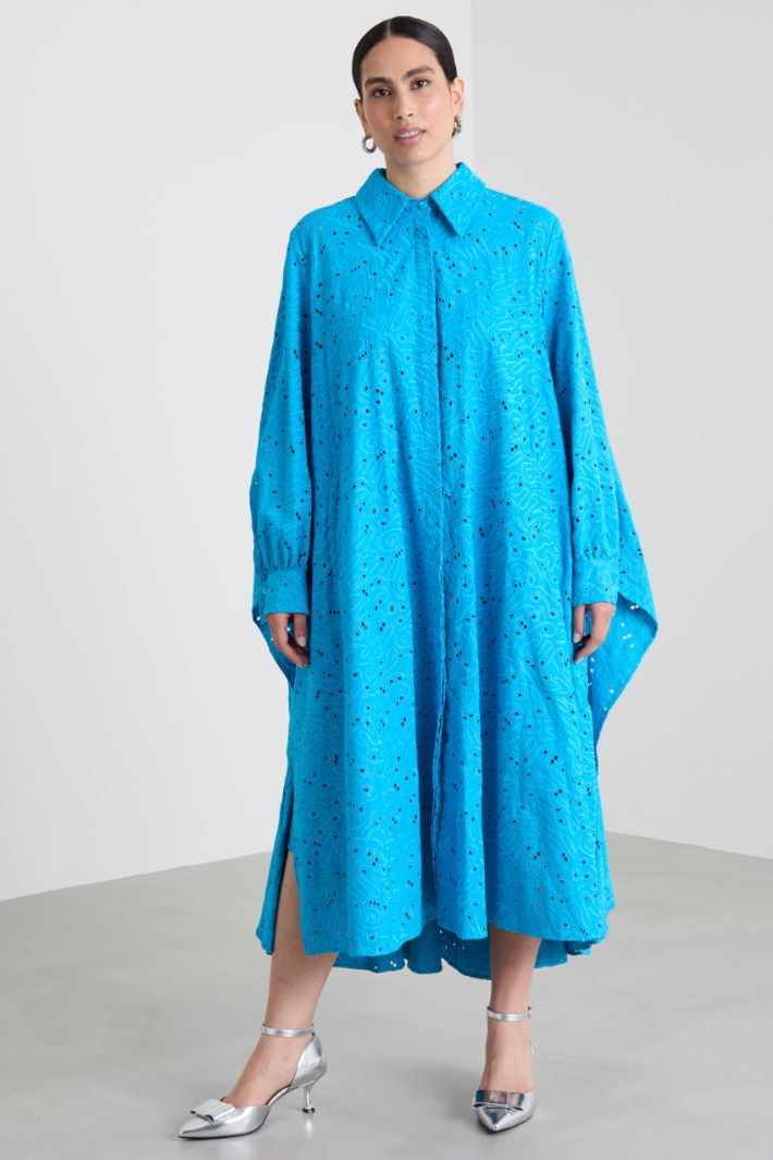 Broderie anglaise poplin dress Intrend - 2