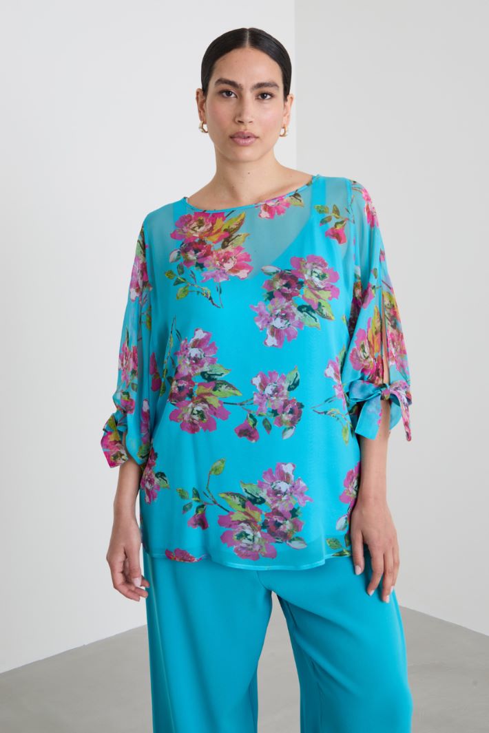 Silk georgette tunic Intrend