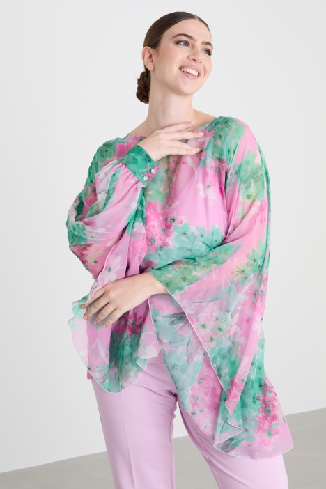 Silk georgette tunic Intrend