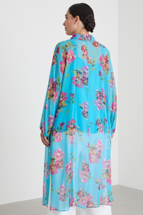 Casacca lunga in georgette