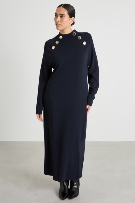 Abito in maglia di viscosa