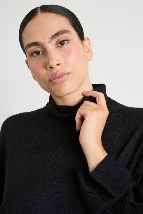 Abito a trapezio in maglia