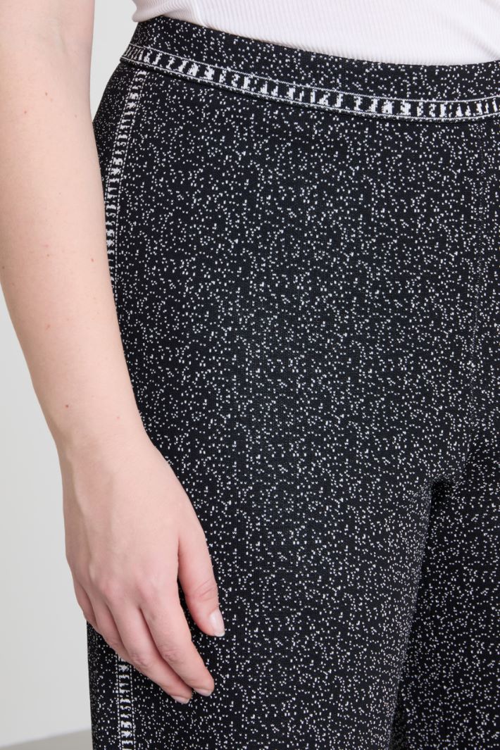 Jacquard viscose trousers Intrend - 4