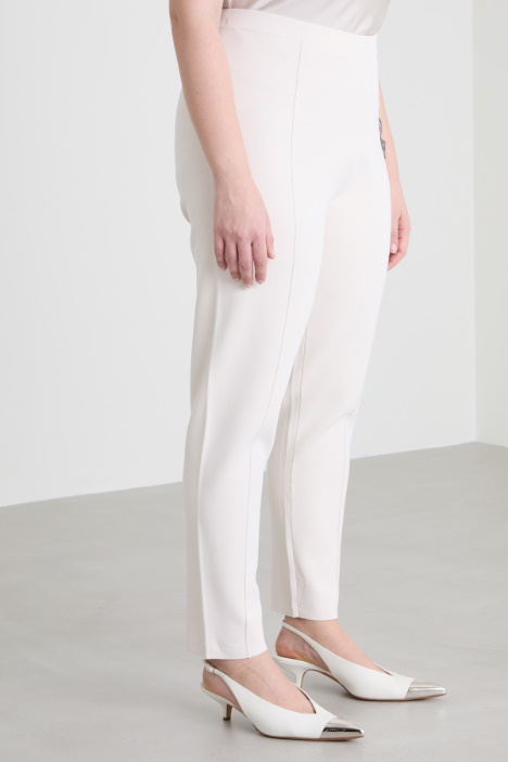Pantaloni in viscosa stretch