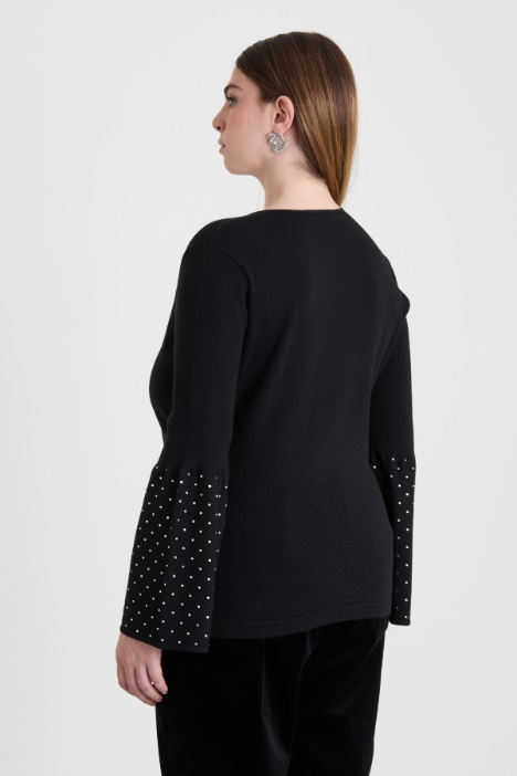 Suéter de manga acampanada