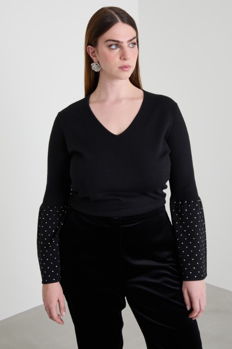 Suéter de manga acampanada