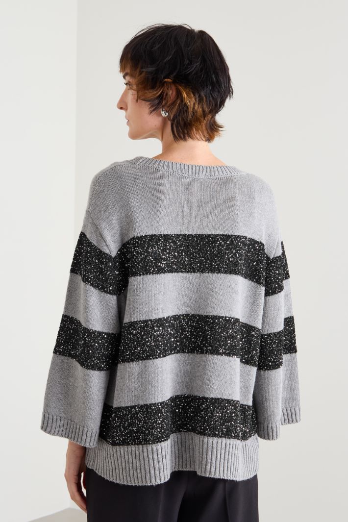 Sequinned sweater Intrend - 2