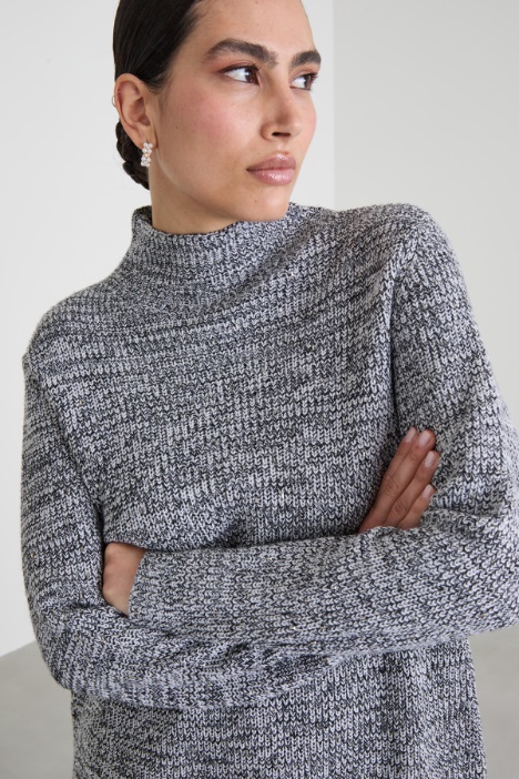 Maglia in lana con strass