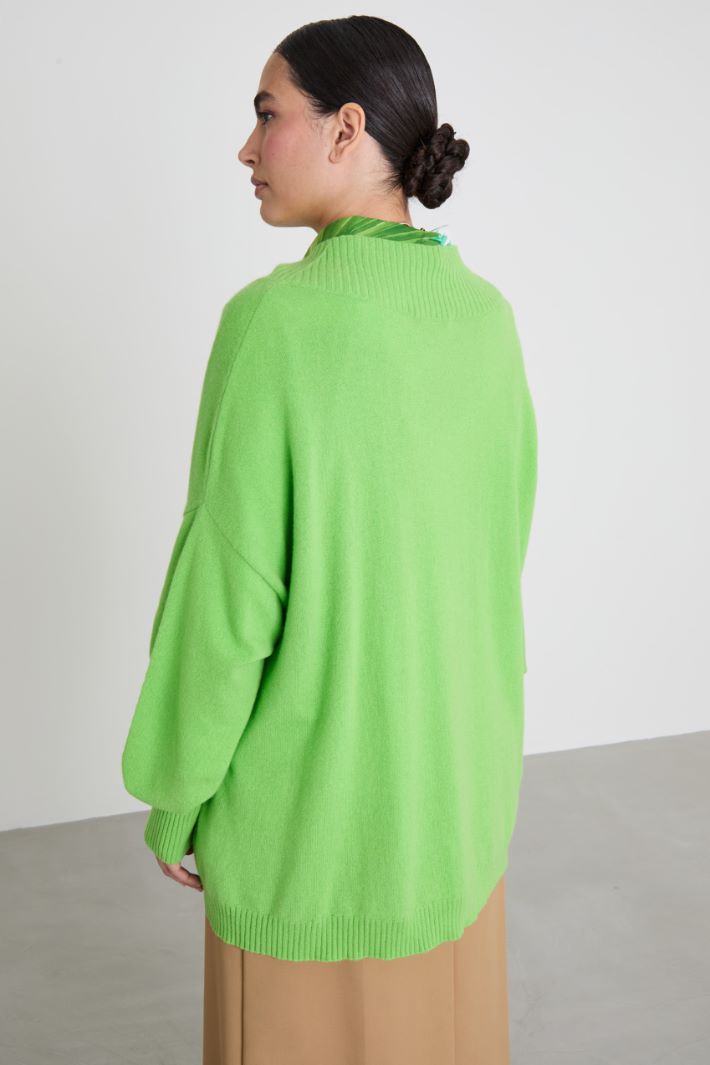 Flared cashmere sweater Intrend - 2