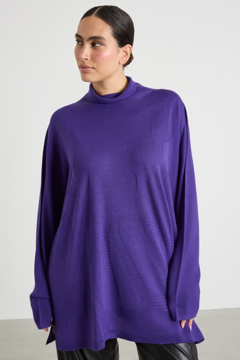 High neck wool sweater Intrend