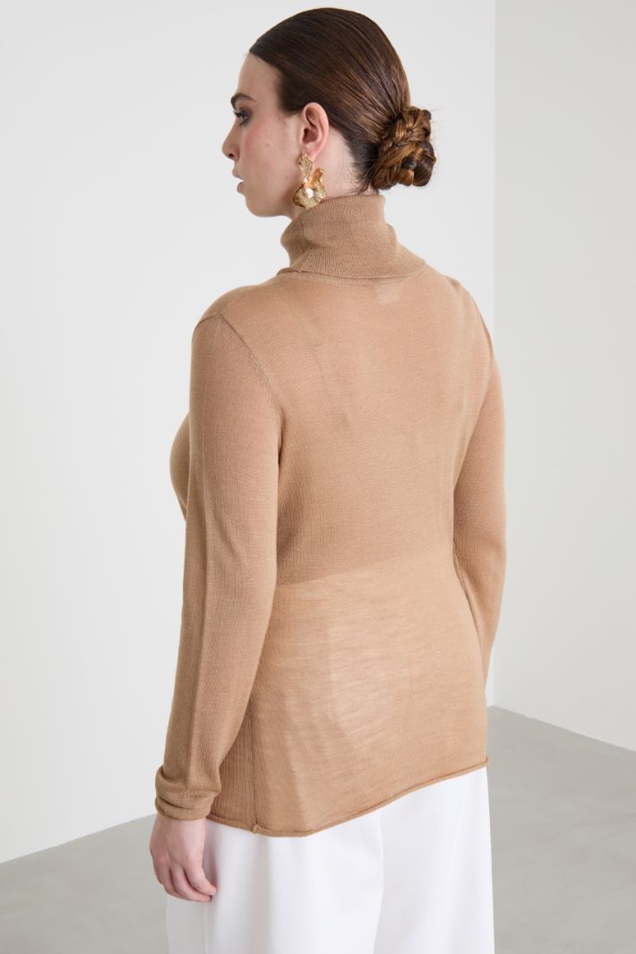 Wool and silk turtleneck Intrend - 2