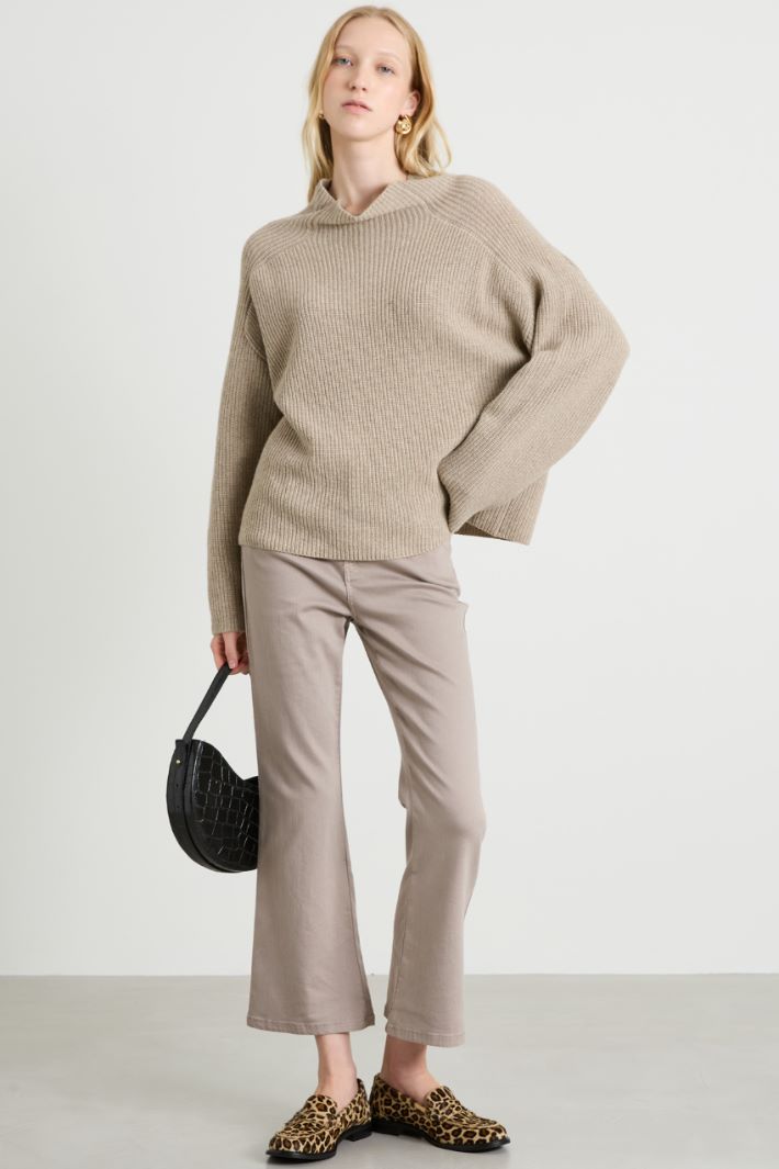 Crater neck sweater Intrend - 3