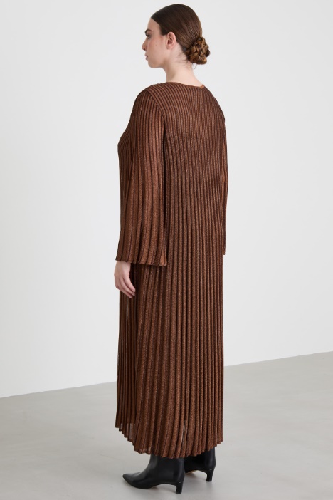 Abito lamé plissettato