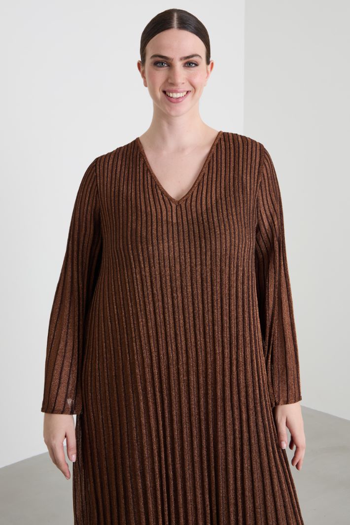 Pleated lamé dress Intrend - 2