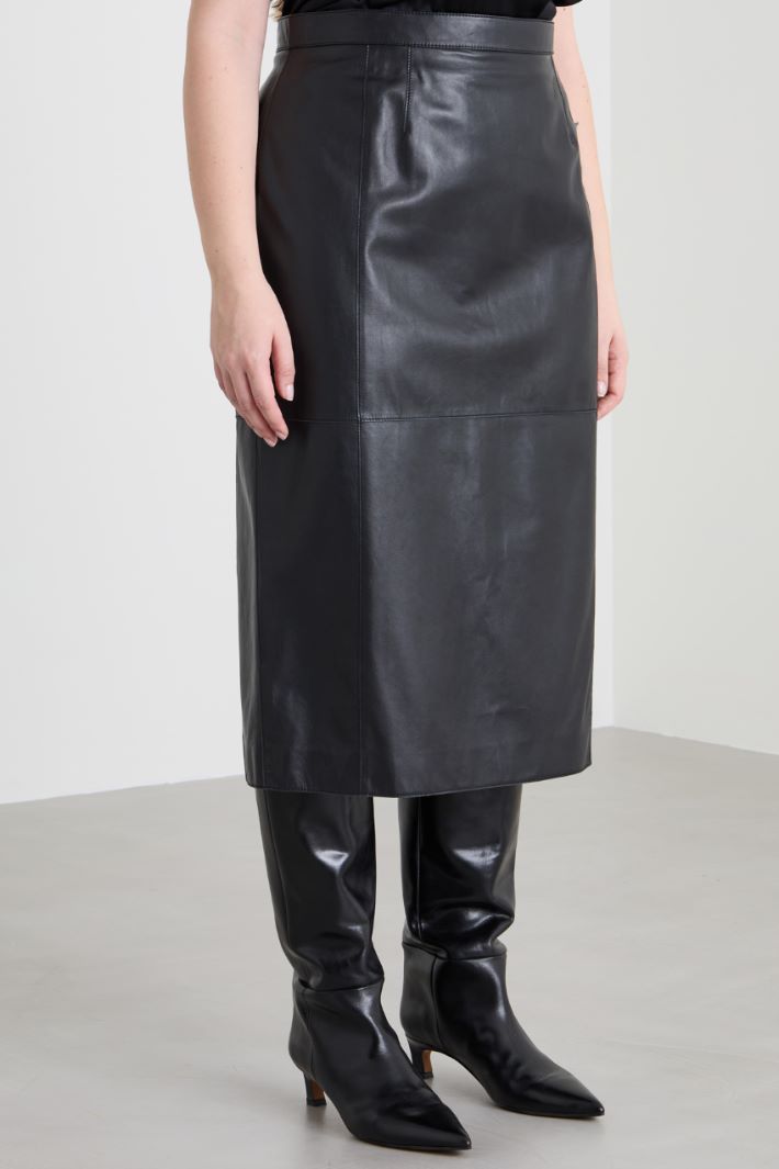 Leather skirt Intrend - 2