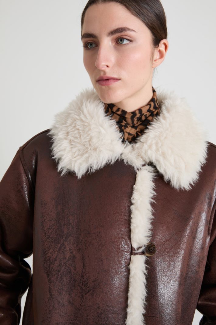 Sheepskin jacket Intrend - 4