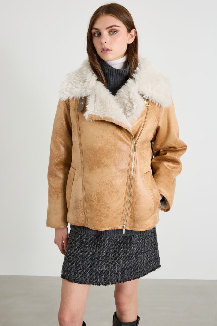 Sheepskin-look jacket Intrend - 2
