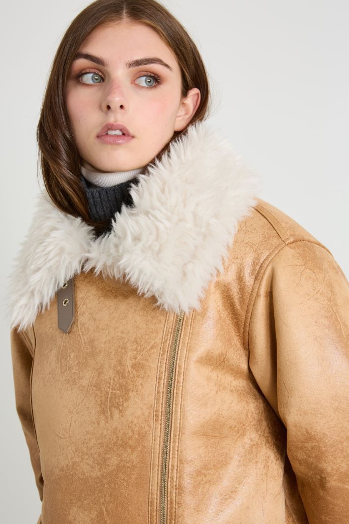Sheepskin-look jacket Intrend - 4