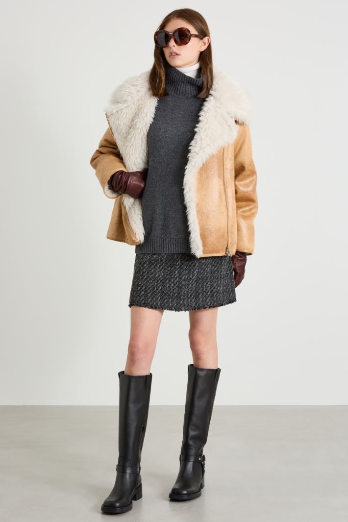 Sheepskin-look jacket Intrend