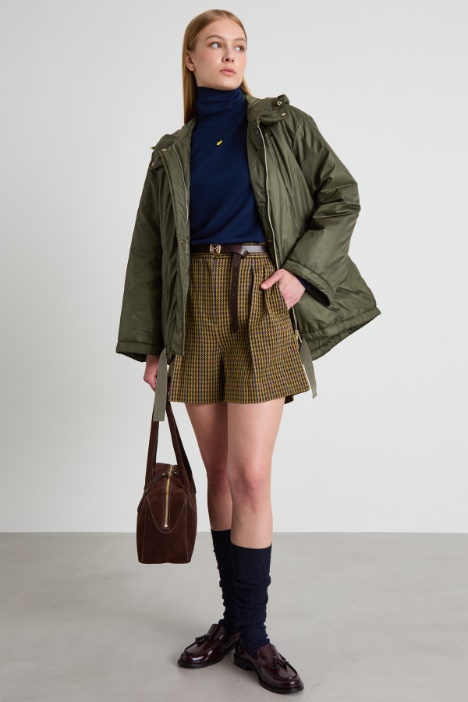 Flared water-repellent padded jacket Intrend