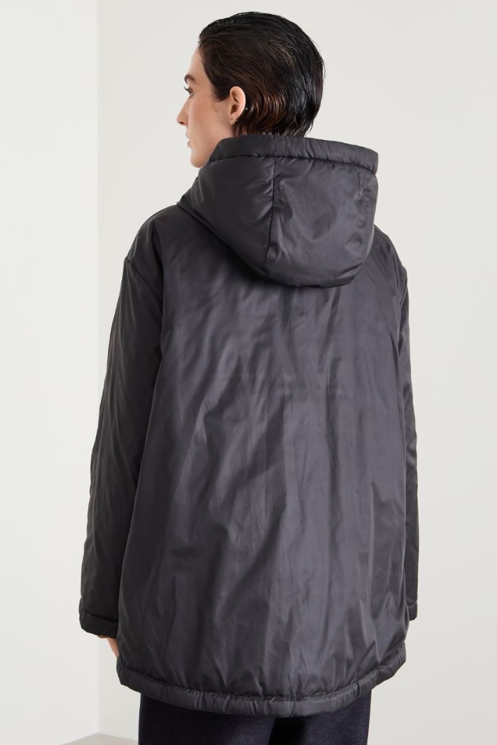 Flared water-repellent padded jacket Intrend - 3