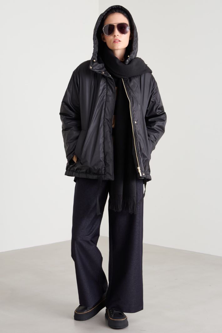 Flared water-repellent padded jacket Intrend