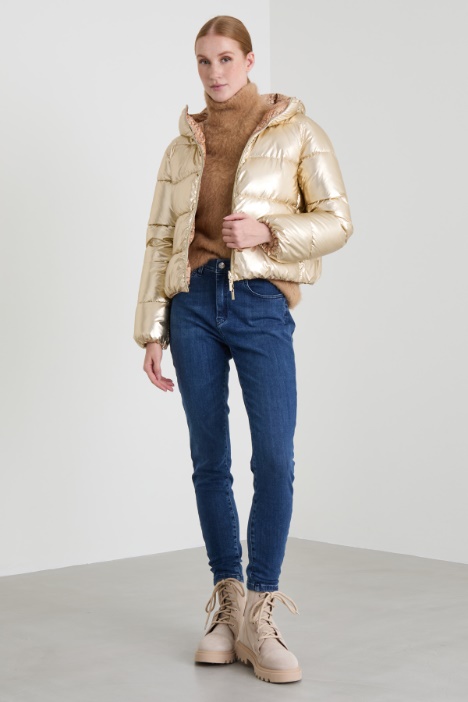 Laminated padded jacket Intrend
