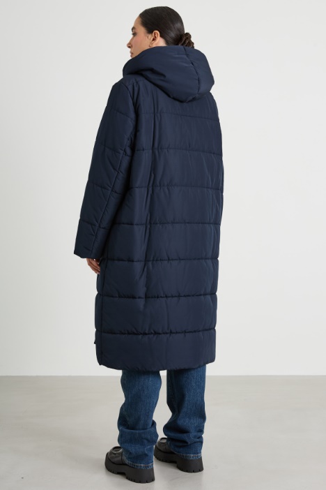 Anorak acolchado de tejido técnico impermeable