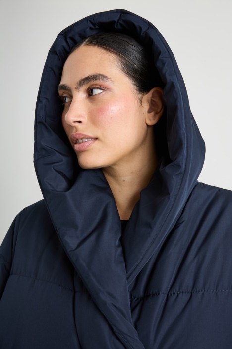 Anorak acolchado de tejido técnico impermeable