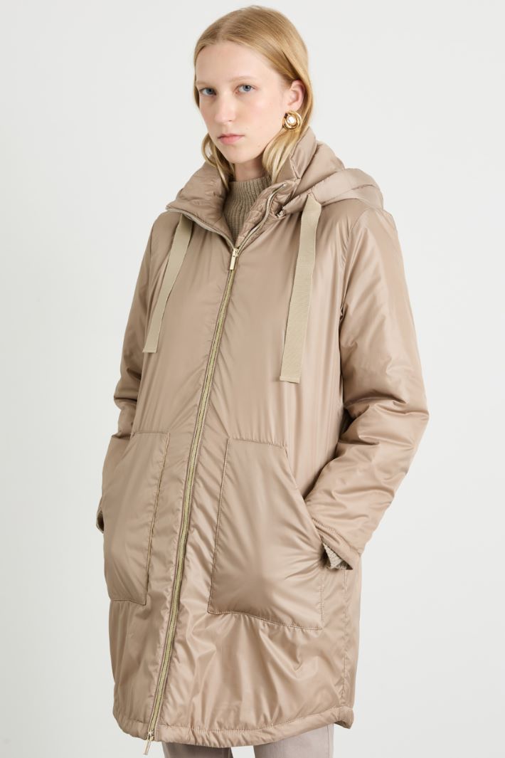 Padded jacket in technical satin Intrend - 2